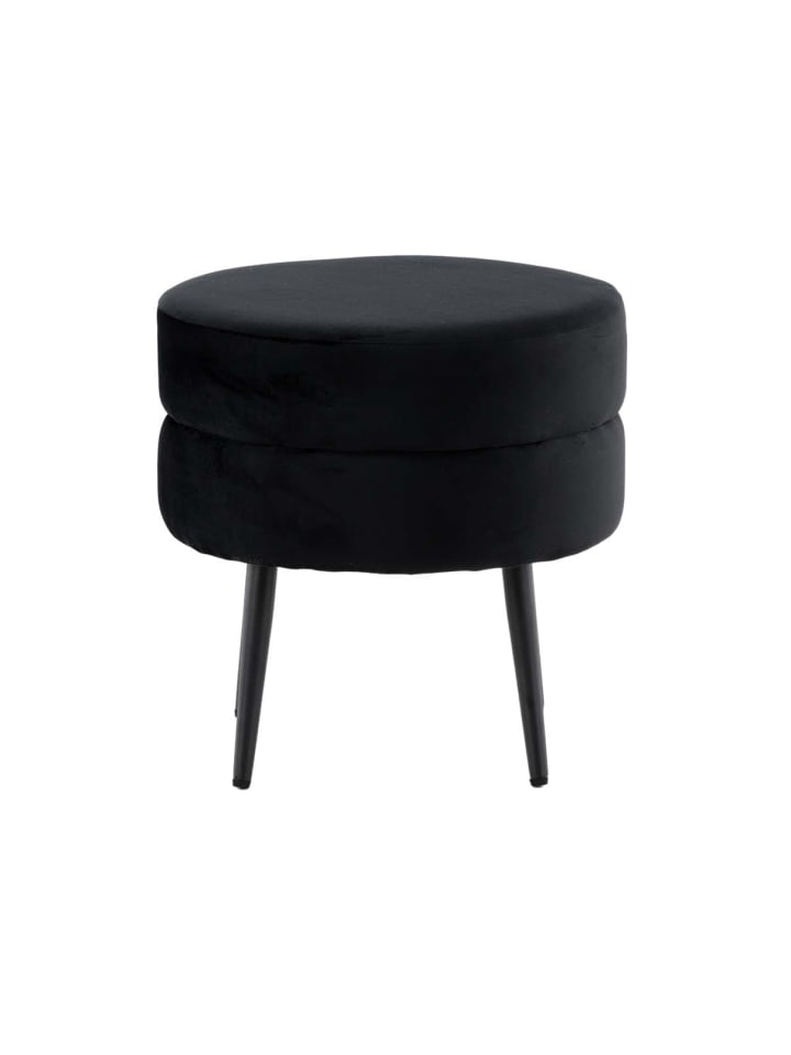 Pouf Pot 1 Schwarz 40 x 40 cm