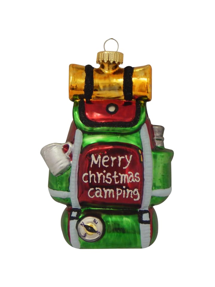 Baumschmuck-Glasornament in Bunt