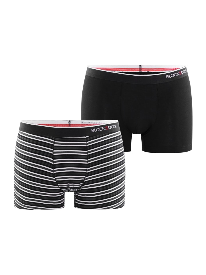 Retro Pants Stripes in schwarz Stripes, schwarz Solid