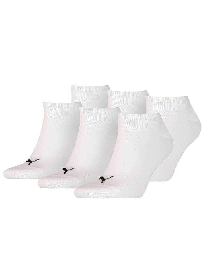 Socken PUMA UNISEX SNEAKER PLAIN 6P in 300 - white