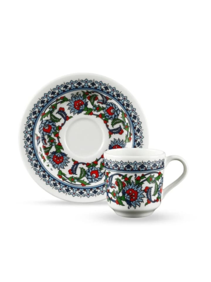 Topkapi 12-tlg. Mokkatassen-Set, 70 ml in Mehrfarbig