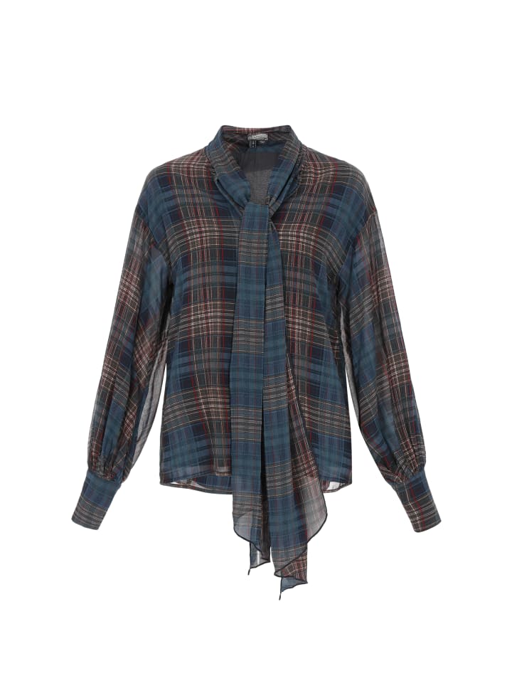 Women Shirt in grey check