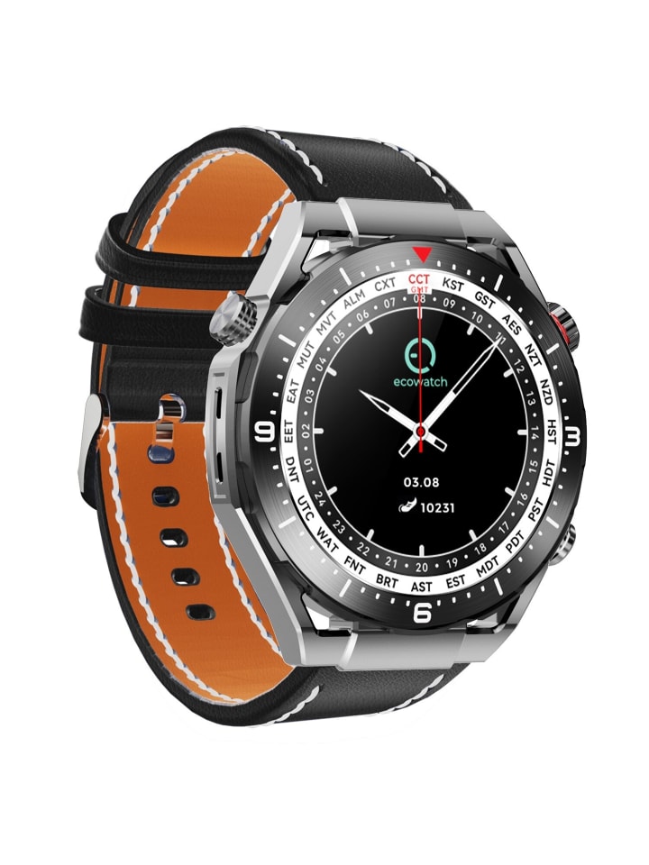 Ecowatch1 Maxcom EleganceLink Smartwatch Schwarz in Schwarz