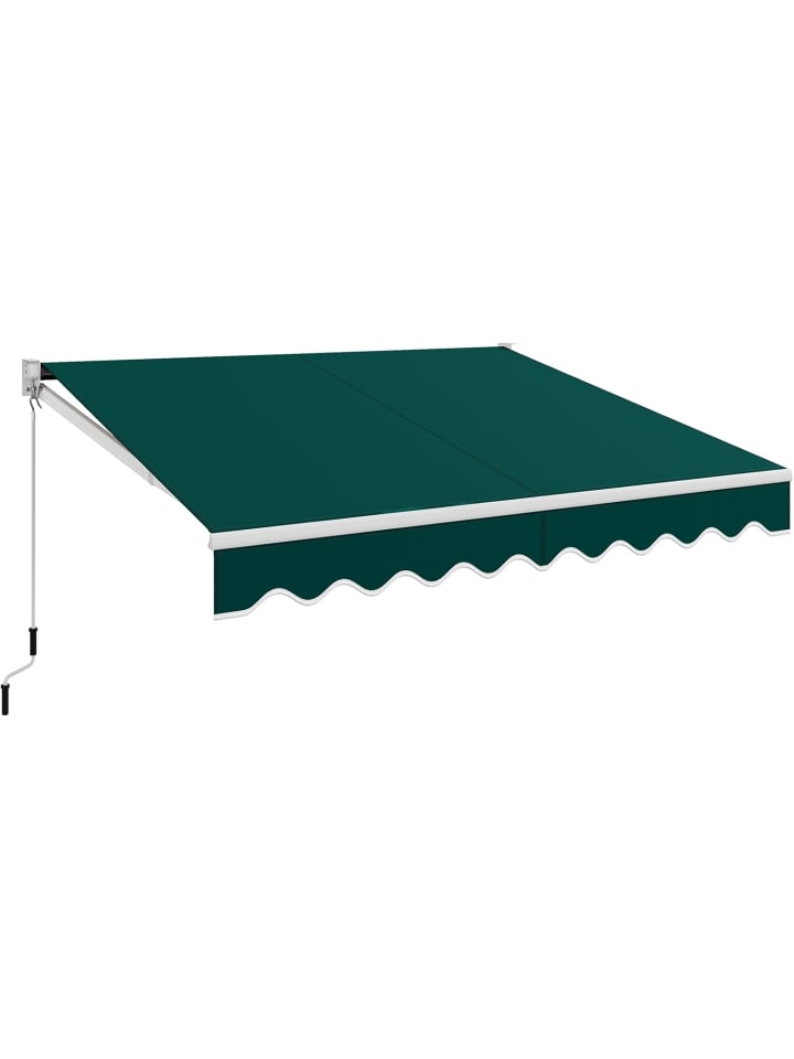 Gelenkarmmarkise 3x2,5m in Grün