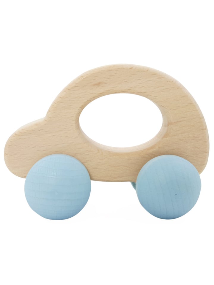 Rolli "Auto" in Natur/Blau
