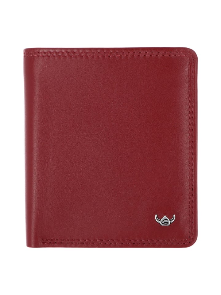 Polo Geldbörse RFID Schutz Leder 10.5 cm rot