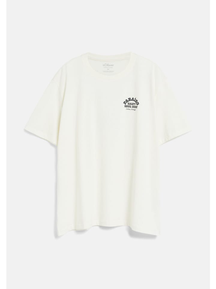 T-Shirt  in  02D2_creme