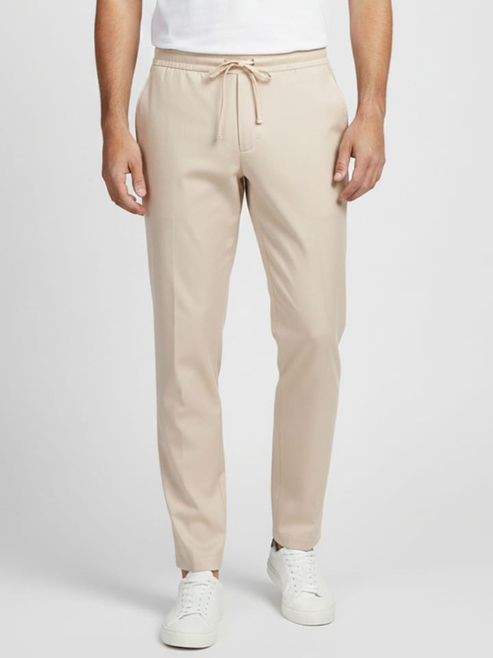 Chinohose in Beige