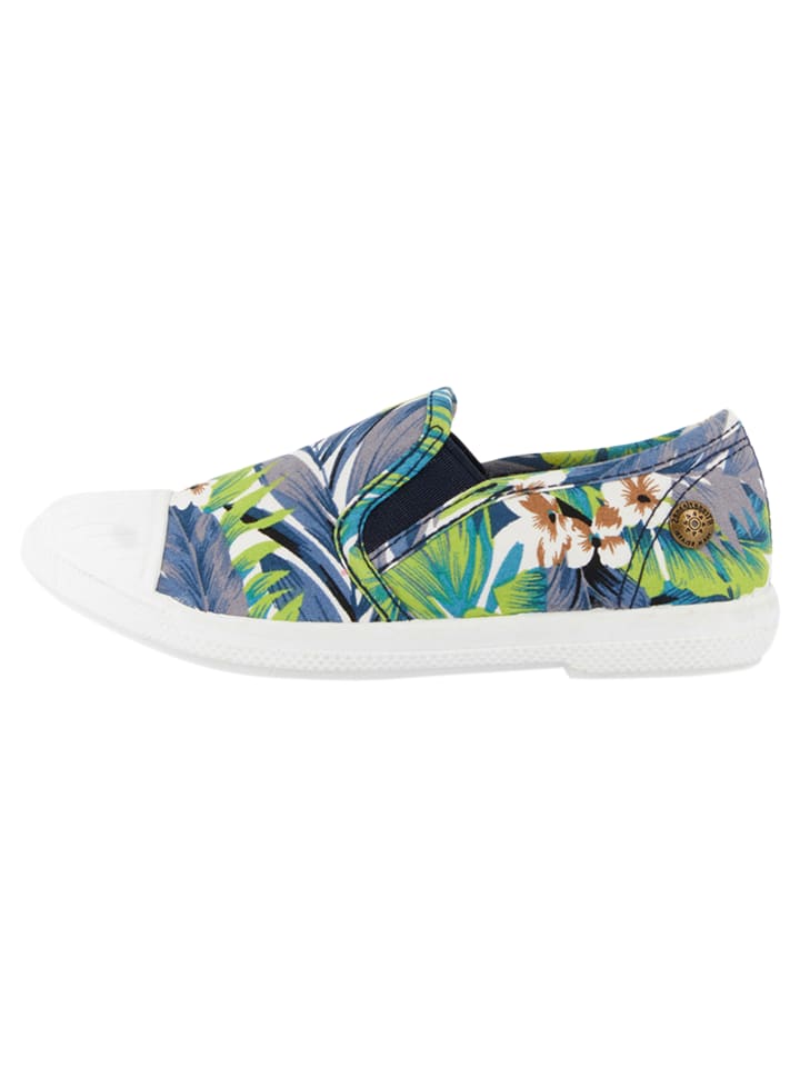 Les Cloriam – Slipper-Tennisschuhe für Kinder Grün