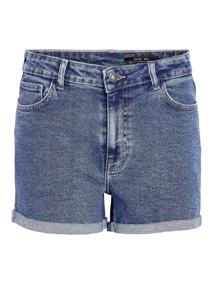Jeansshorts in Medium Blue Denim