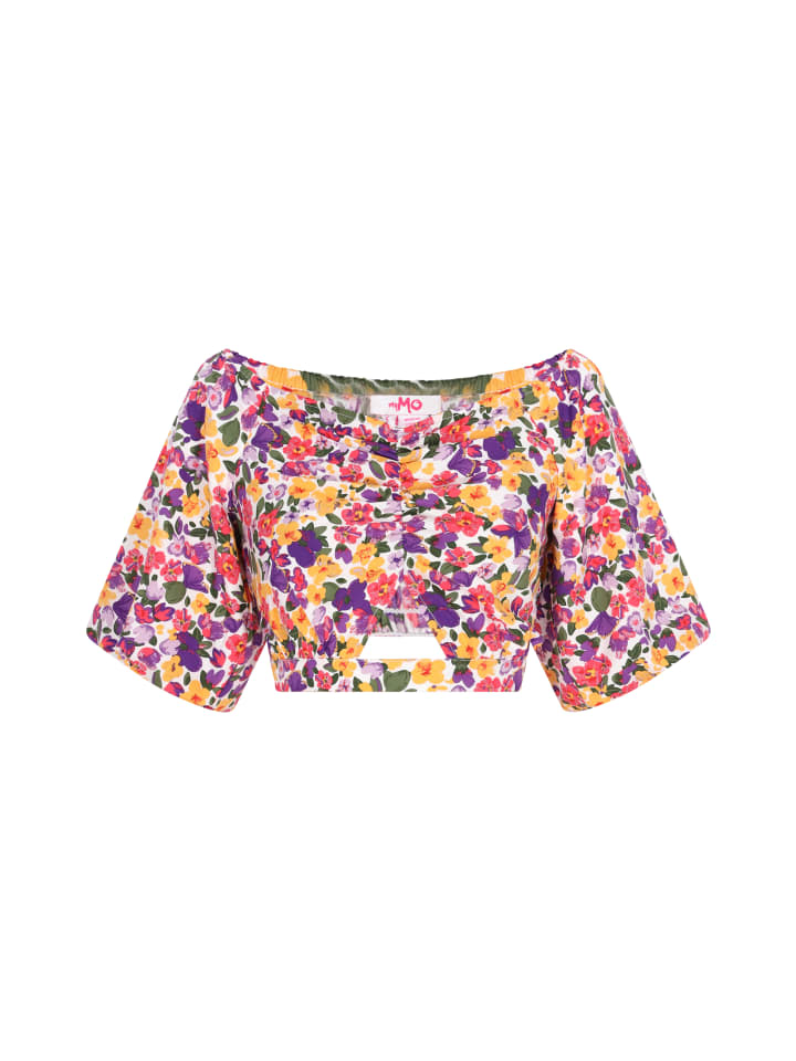 Women Top in violet multicolor