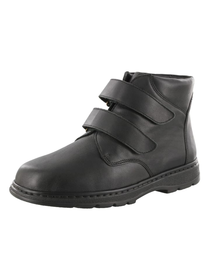 Herren- Winterschuhe warm Therapo Herren SOFTCALF schwarz in Schwarz