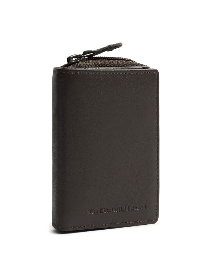 Floren Geldbörse RFID Schutz Leder 11 cm clay grey