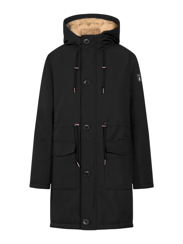 Winterjacke Festholm in black/caramel