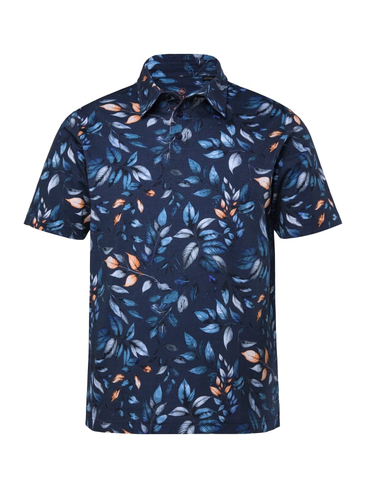 Poloshirt in navy blau