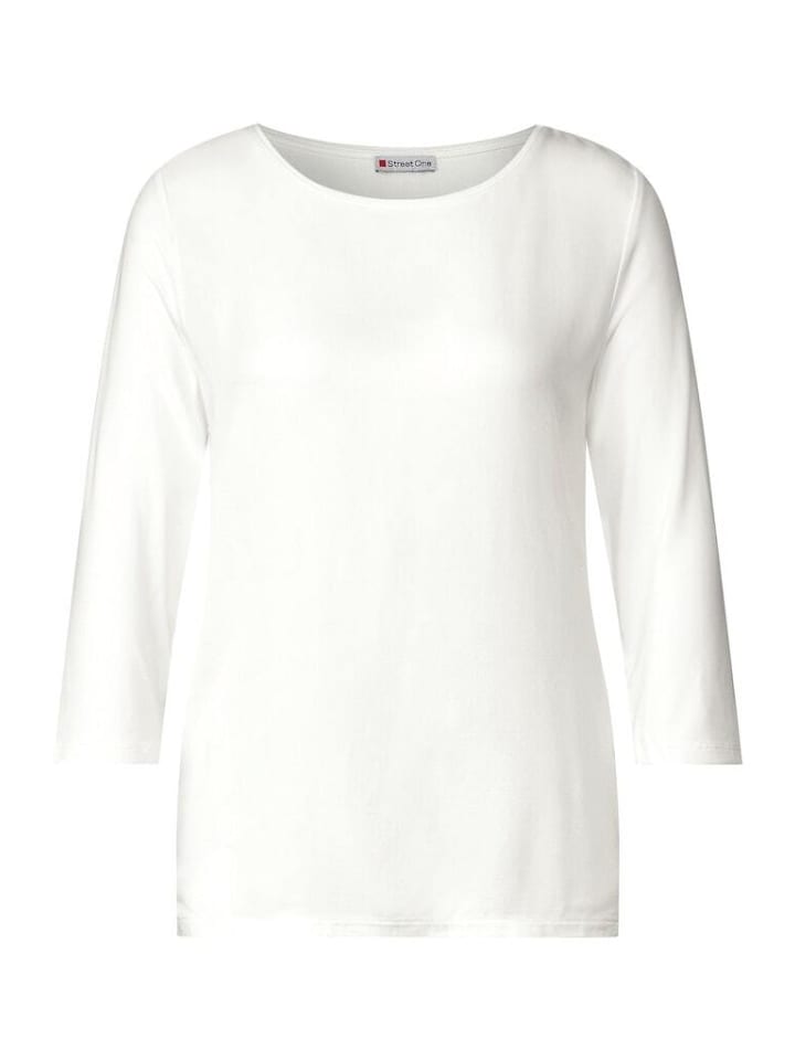 Street One Langarmshirt in | limango kaufen white off günstig