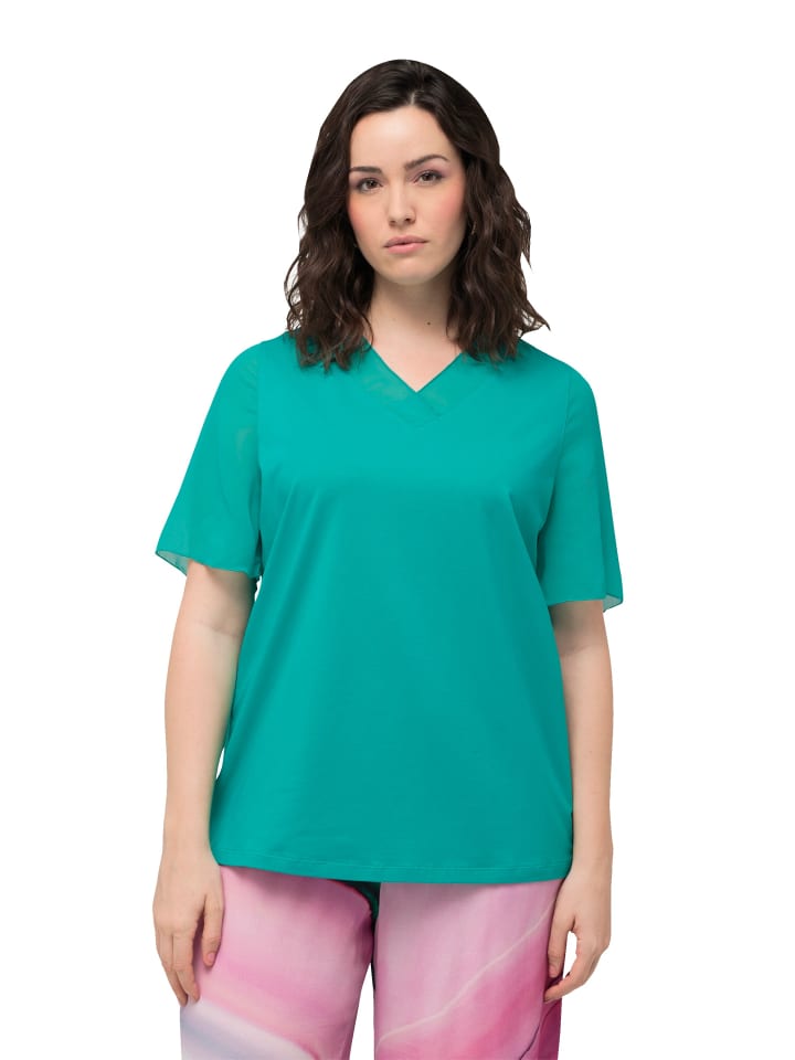 Shirt in türkis