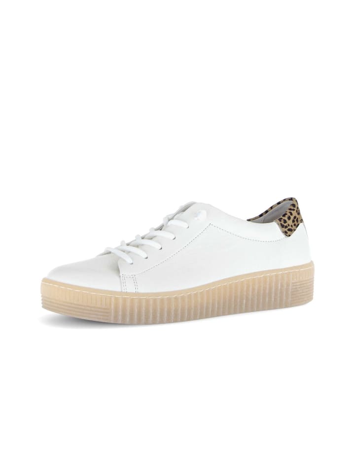 Sneaker low in creme