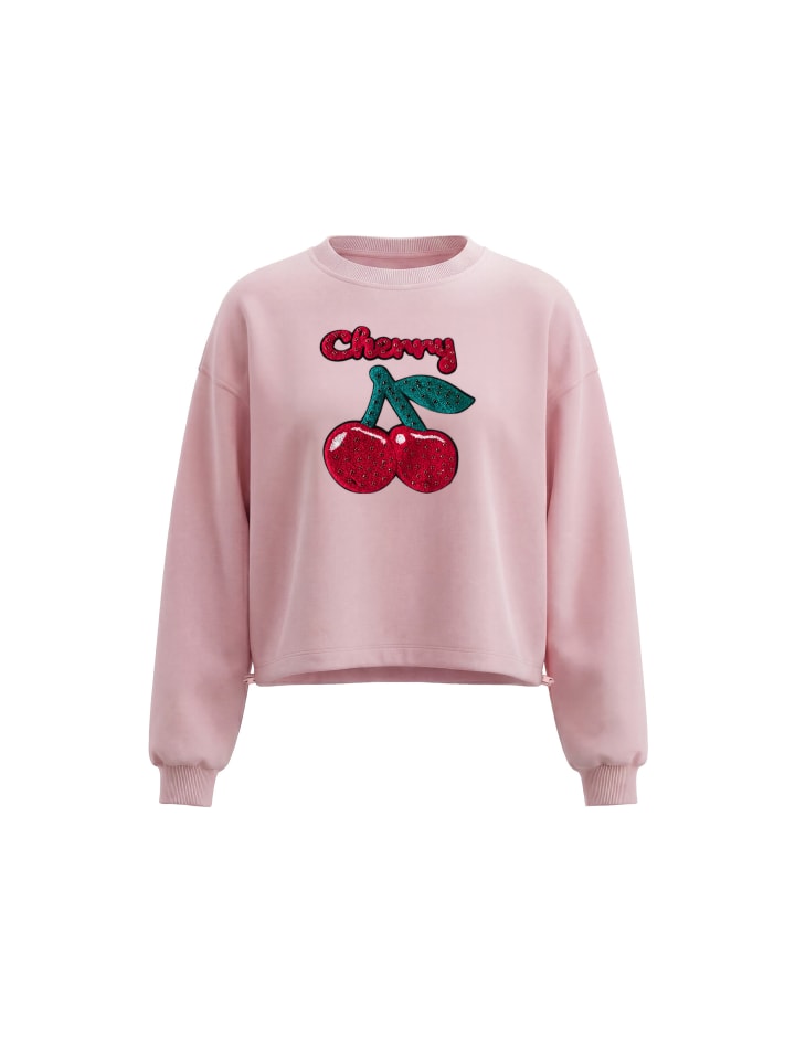 Women Sweatshirt in Light Rose