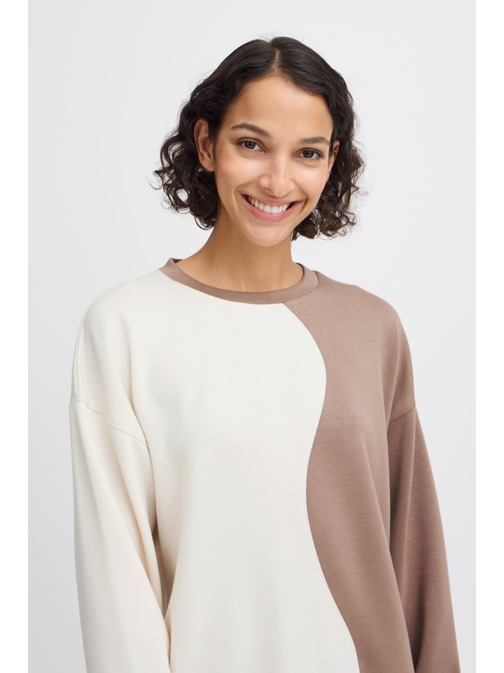 BYTULLAS SWEAT 1 - Loose fit in Walnut Mix