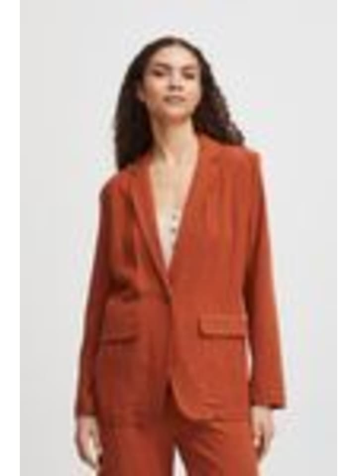 BYJOHANNA BLAZER 2 - HEAVY WOVEN Loose fit in Picante