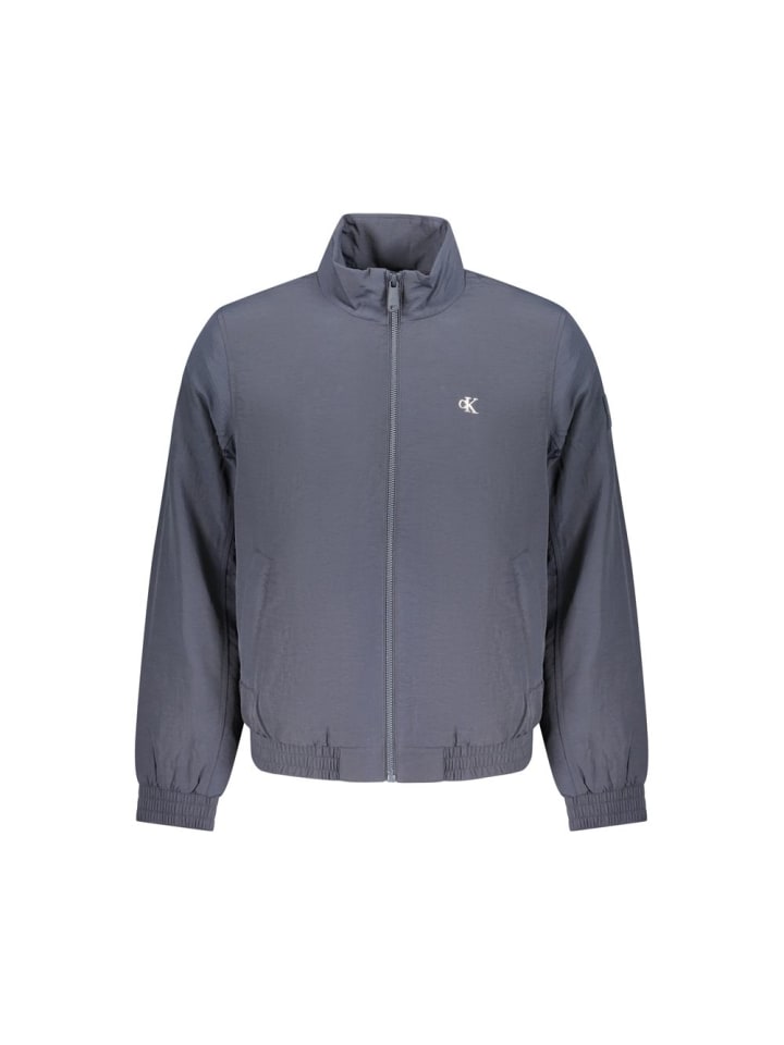 Blau Polyamid Herren Jacke