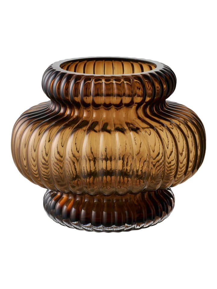 Vase Saga Braun 20 x 20 cm