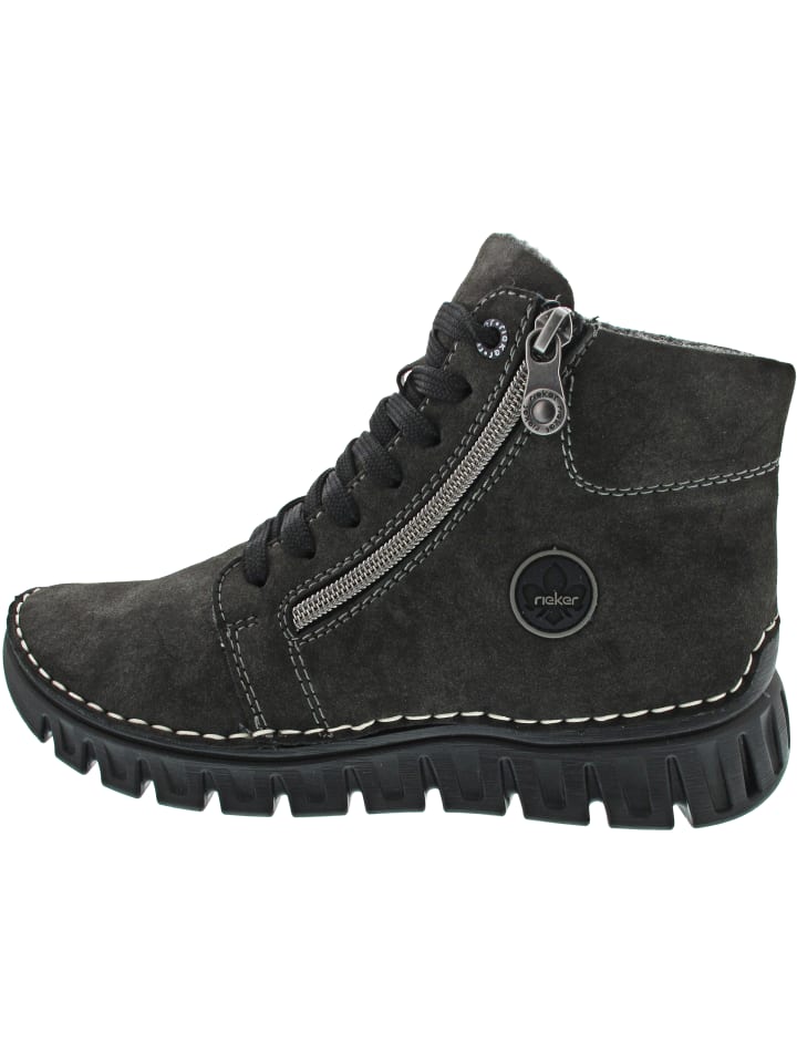 Schnürstiefel Grau