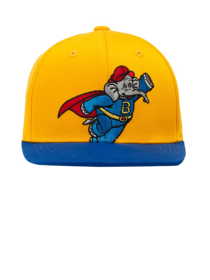 Snapback Cap Benjamin Blümchen - Superheld in gelb-blau