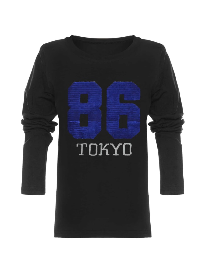 Longsleeve in Schwarz