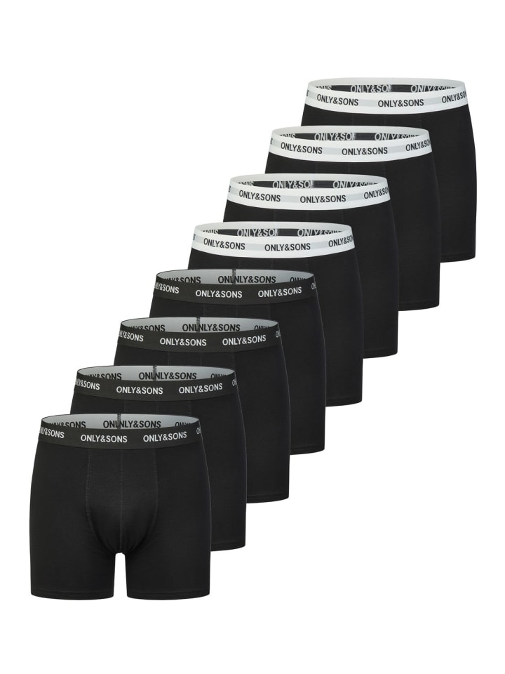Trunk ONSSCOTT 8 PACK regular/straight in Schwarz