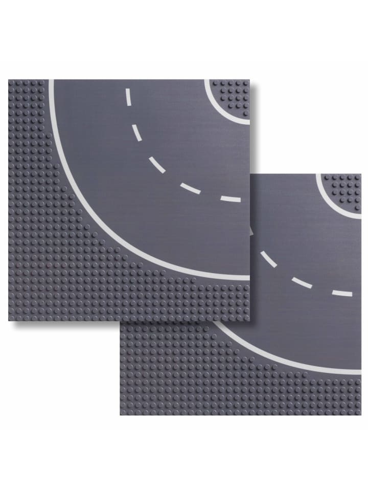 BR1CKS Baseplate Kurve 32x32 2er