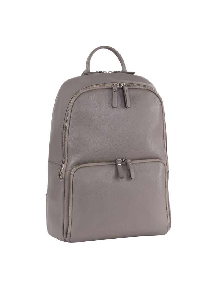 Leonhard Heyden Montpellier Rucksack Leder 38 cm Laptopfach in grau günstig  kaufen | limango | Aktentaschen