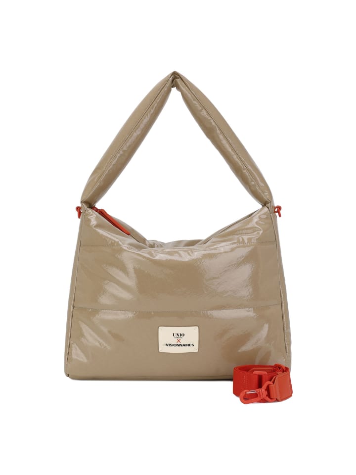 Unio Hobo Schultertasche 47 cm taupe