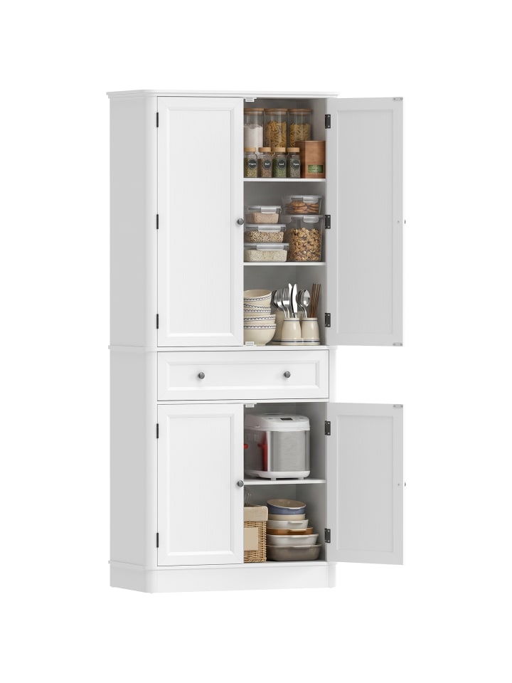 Küchenschrank in Weiß 80L x 39,5B x 186,4H cm