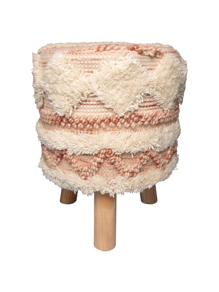 Hocker Bohist 225 in rosa - creme