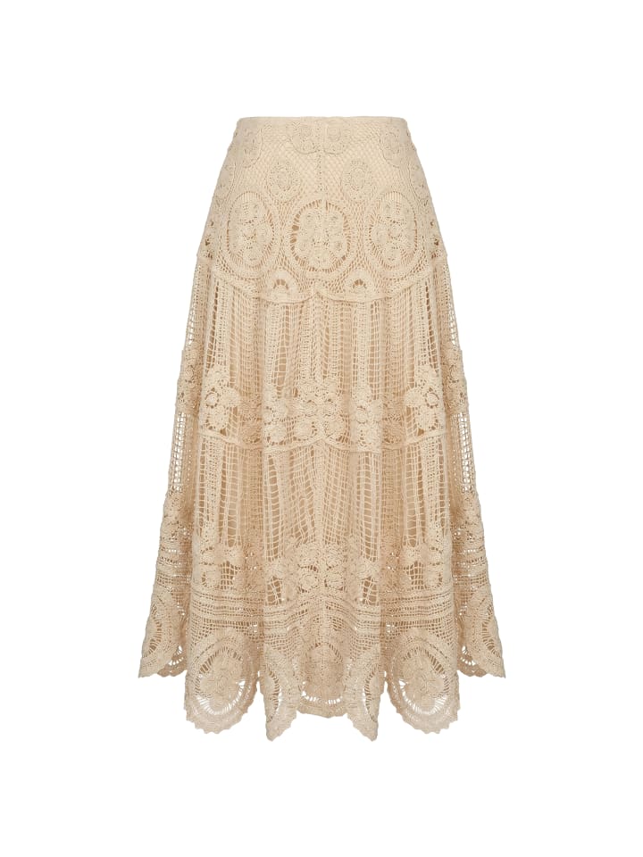 Women Skirt in Beige