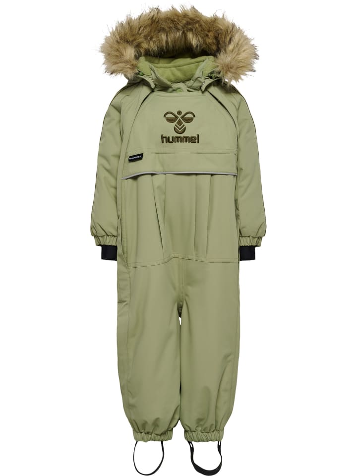 Verstellbare Taille Schneeanzug Hmlmoon Jungen in OIL GREEN