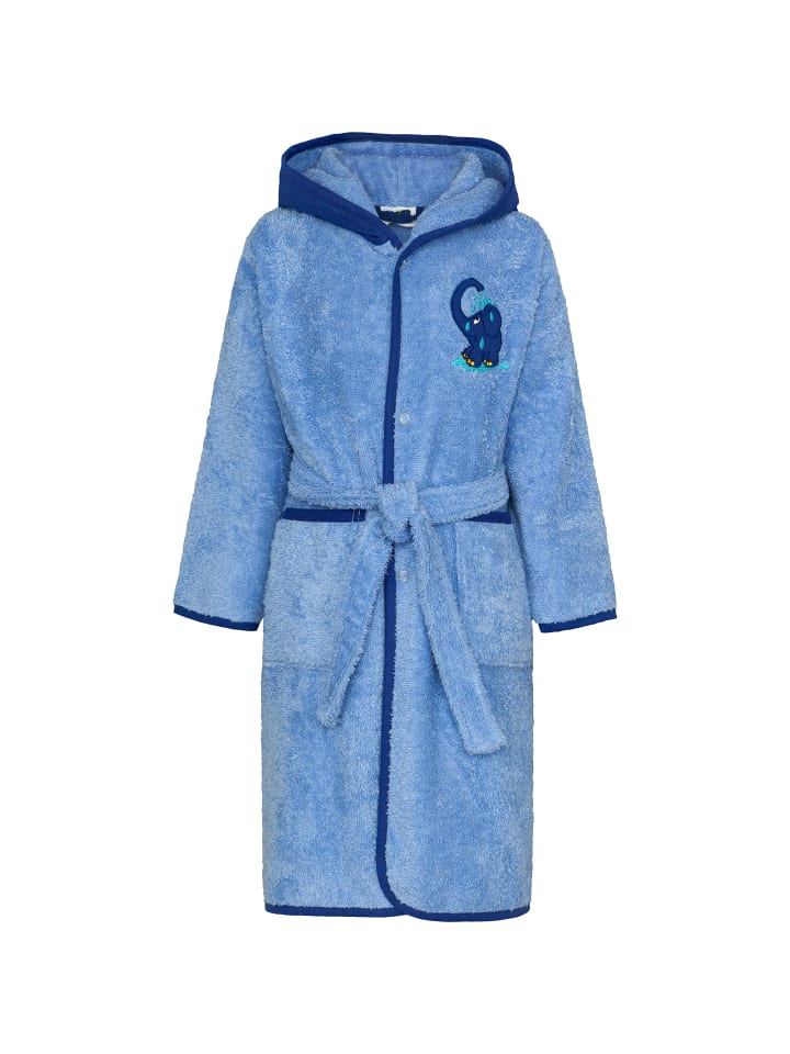Smithy Kinderbademäntel Kinder Die Sendung mit dem blauen Elefanten blau in blau