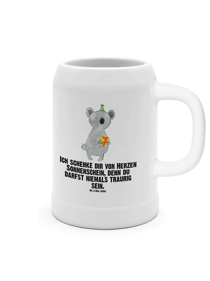 Krug Koala Geschenk mit Spruch in Weiß