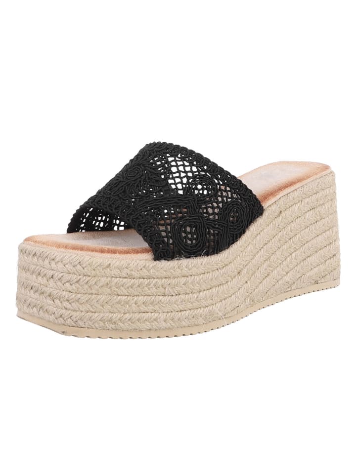 Sandale & Sandalette in Schwarz