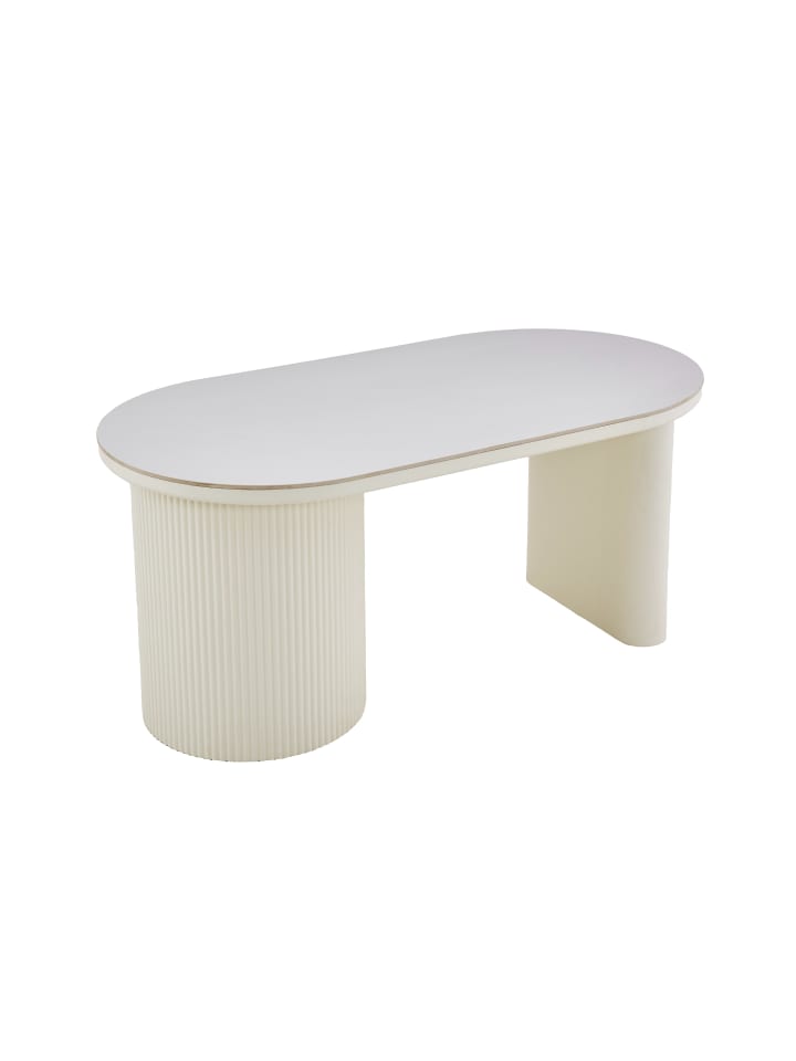 Tisch KAVALA in creme - 180 x 90, H 76 cm