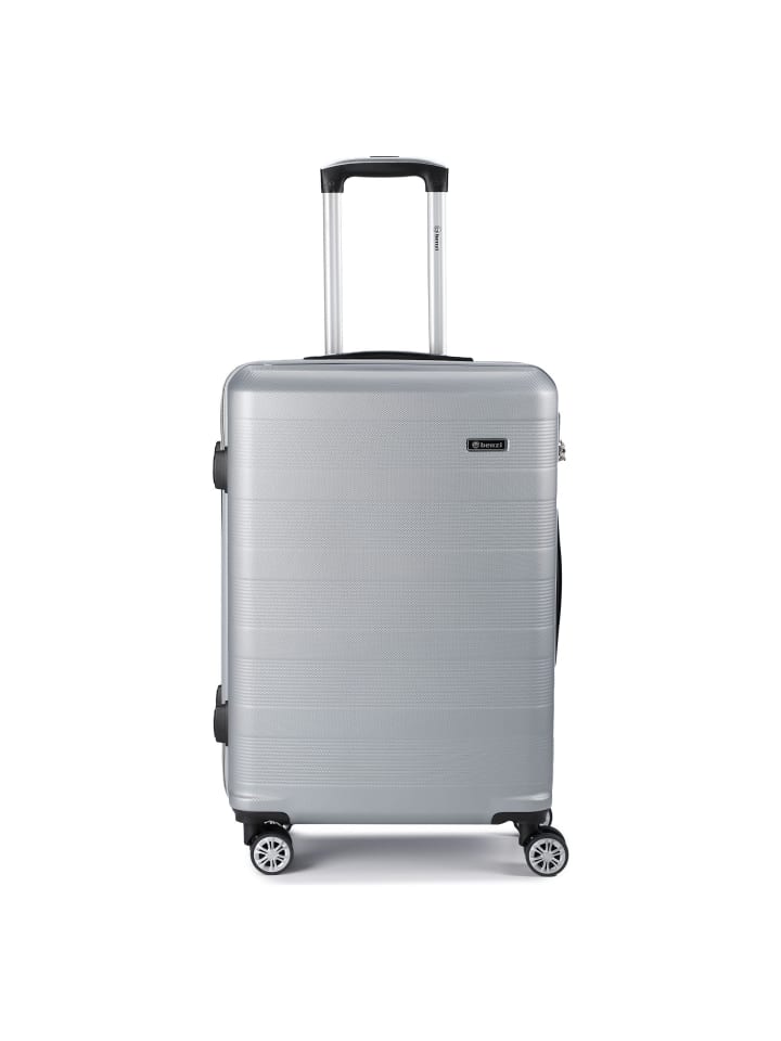 5330 4 Rollen Trolley M 65 cm silber