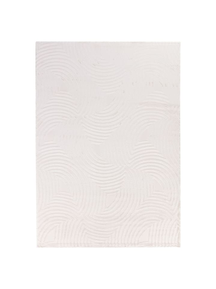 Kurzflor Teppich Sahara 1113, Läufer - Creme
