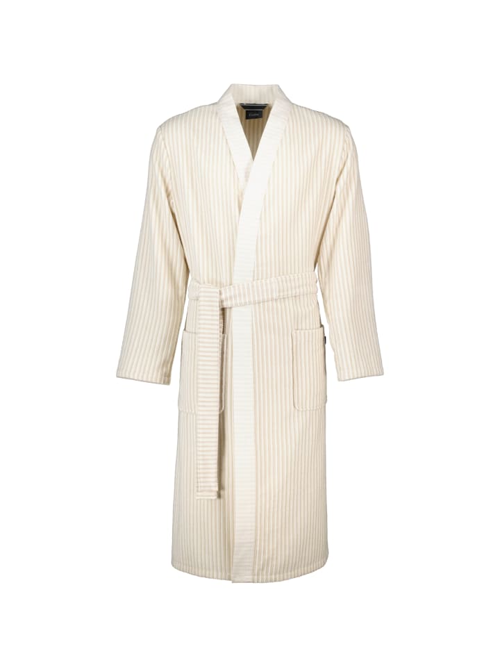 Cawö Bademäntel Herren Kimono Struktur 5718 beige - 33 in beige - 33