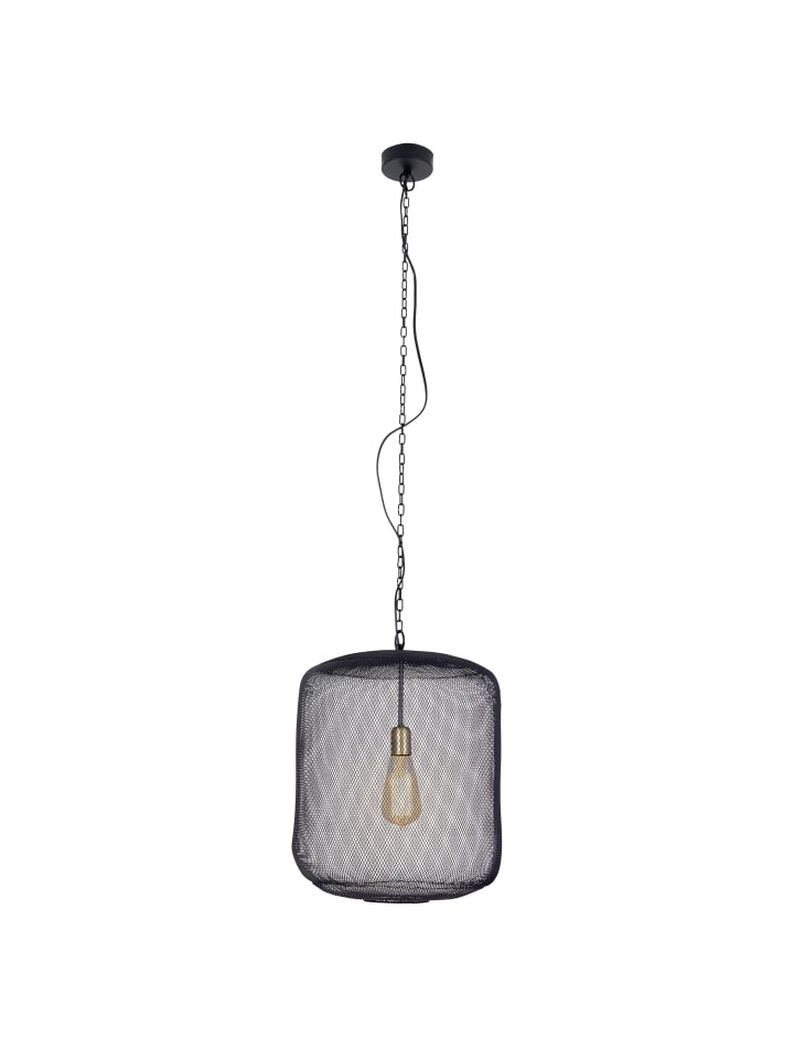 Pendelleuchte "Jodhpur" in schwarz - (L)39 cm x (B)39 cm x (H)45 cm