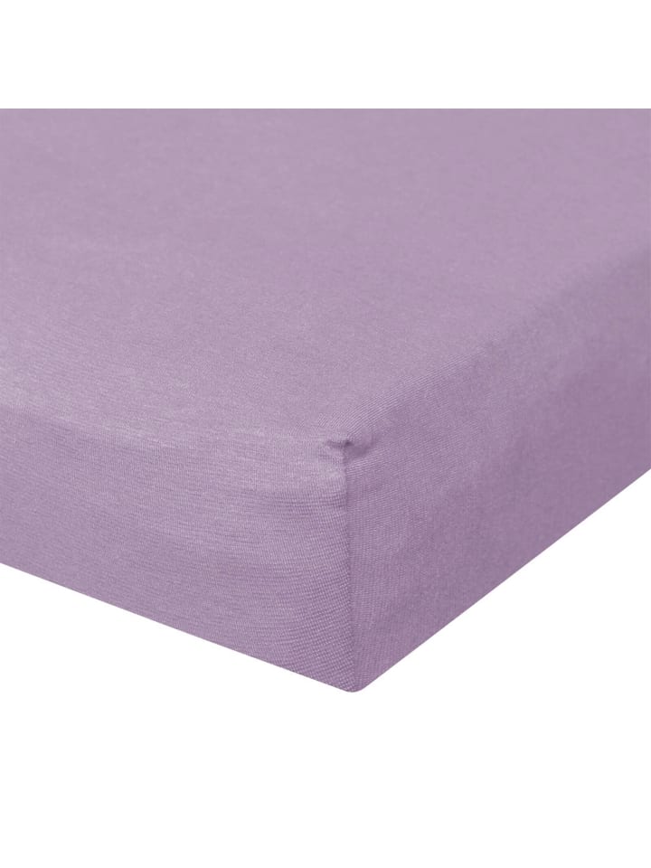 Spannbettlaken Ultra-Stretch in flieder