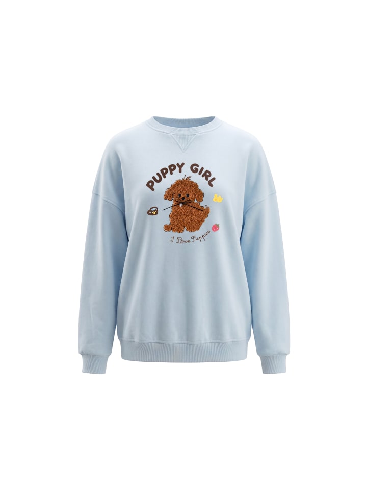 Women Sweatshirt in Light Blue