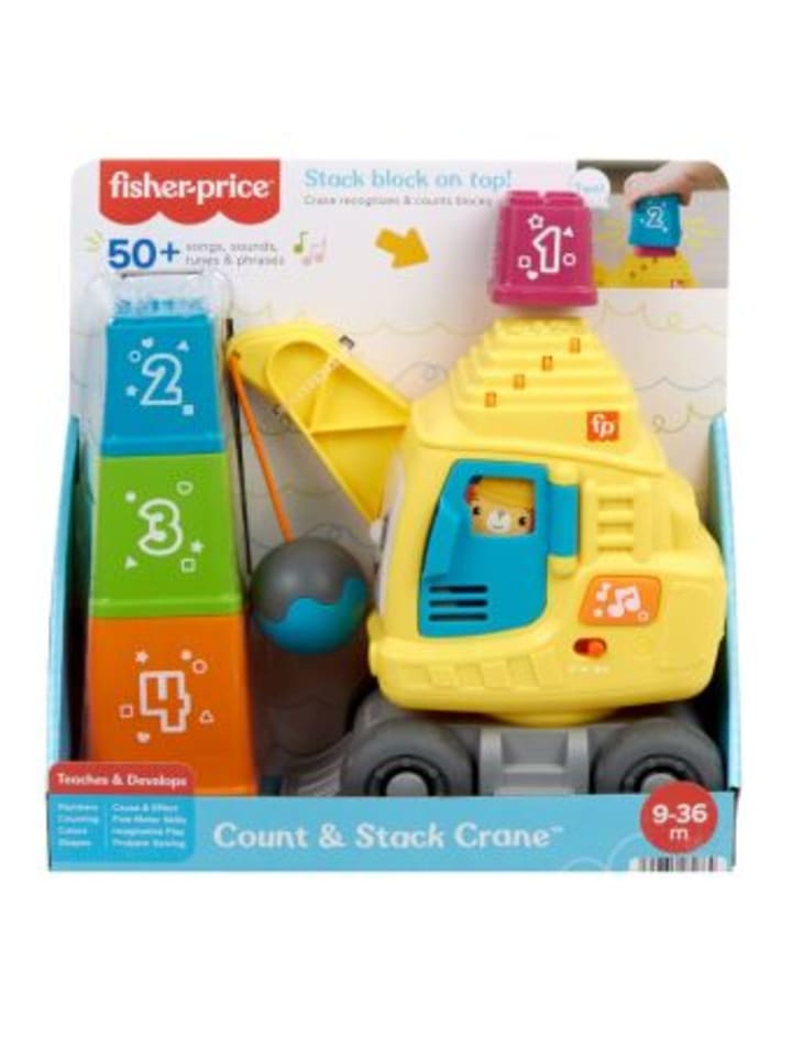 Spielzeug - Fisher-Price Count & Stack Crane
