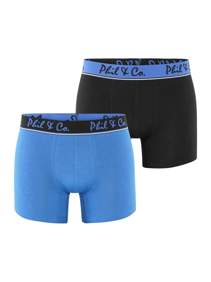 Retroshorts 2-Pack Jersey in black blue